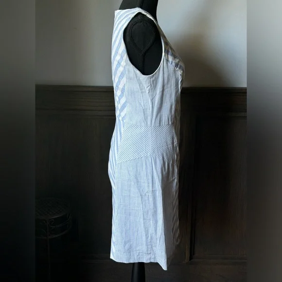 a.n.a lined linen blend sleeveless dress womens size medium - Picture 5 of 8